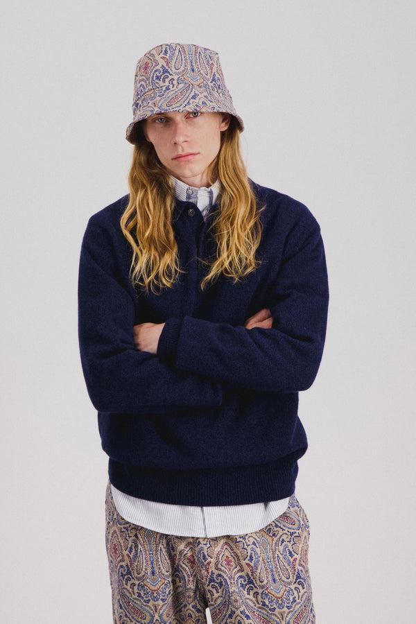 Howlin Dance Of The Polo Knit - Navy Mix