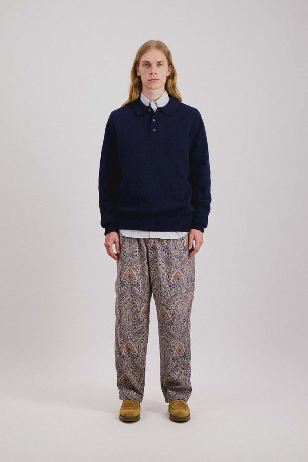 Howlin Dance Of The Polo Knit - Navy Mix