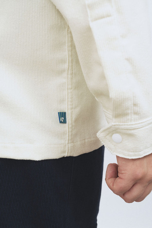 Howlin Future Days Shirt - Ecru Summer Corduroy