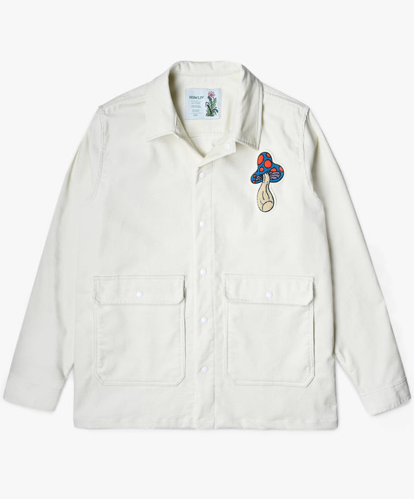 howlin Future Days Shirt - Ecru Summer Corduroy