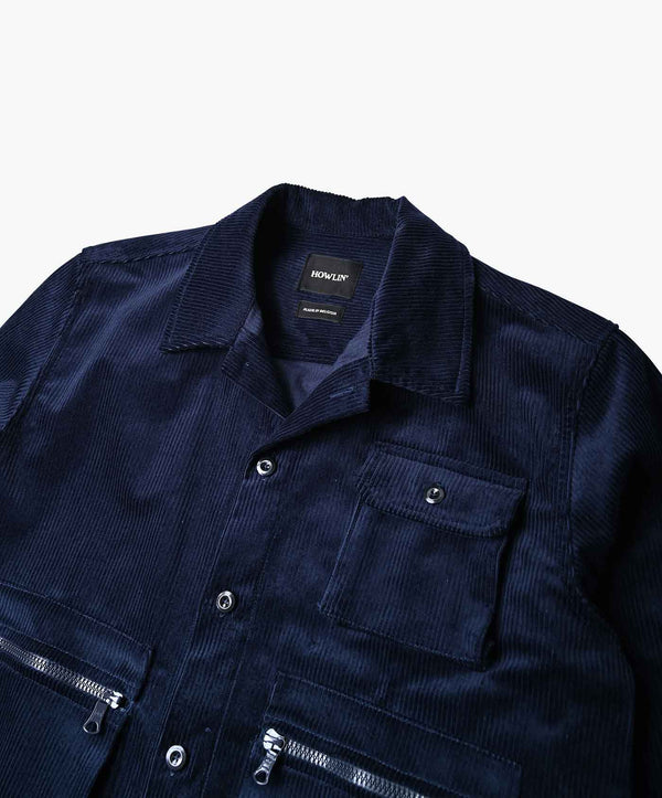 Howlin Innerspace Shirt - Navy Summer Corduroy