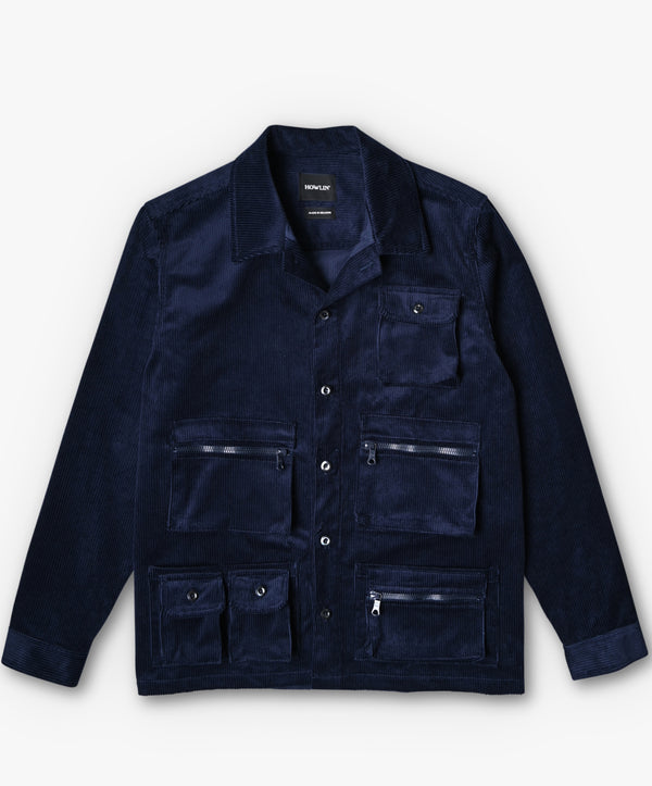 howlin Innerspace Shirt - Navy Summer Corduroy
