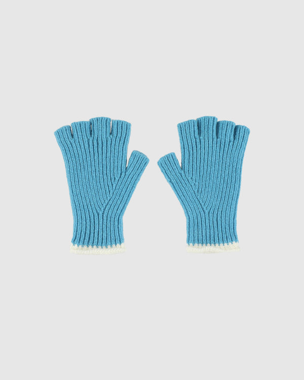 howlin Lost My Fingers Ribbed Gloves - Aquamarine