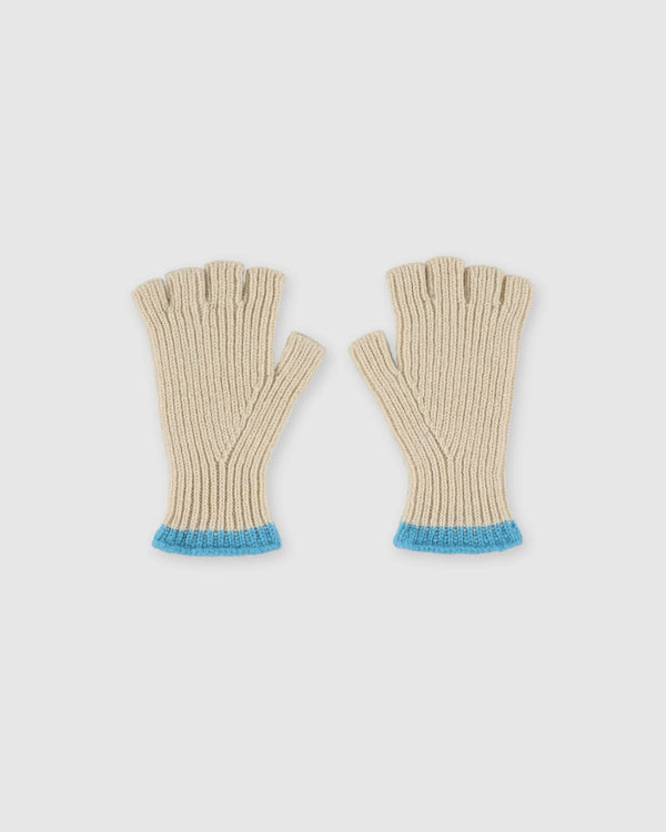 howlin Lost My Fingers Ribbed Gloves - Oatmilk