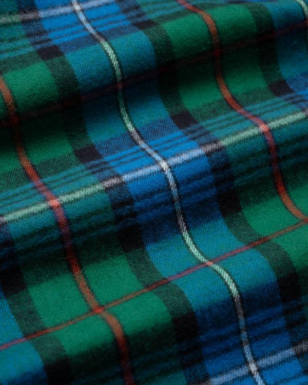 Howlin Magic Pouch Bag - Tartan - Shaggy Bear - Blue