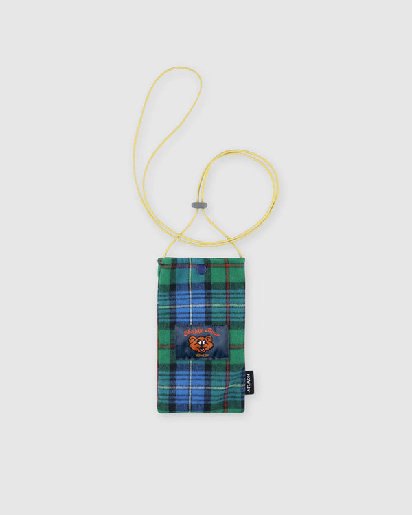 howlin Magic Pouch Bag - Tartan - Shaggy Bear - Blue