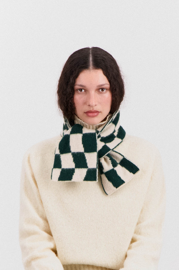Howlin Mini Checkerboard Scarf - Forest