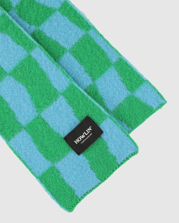 Howlin Mini Checkerboard Scarf - Green Delight
