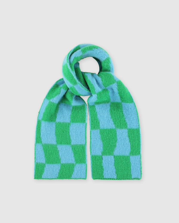 howlin Mini Checkerboard Scarf - Green Delight