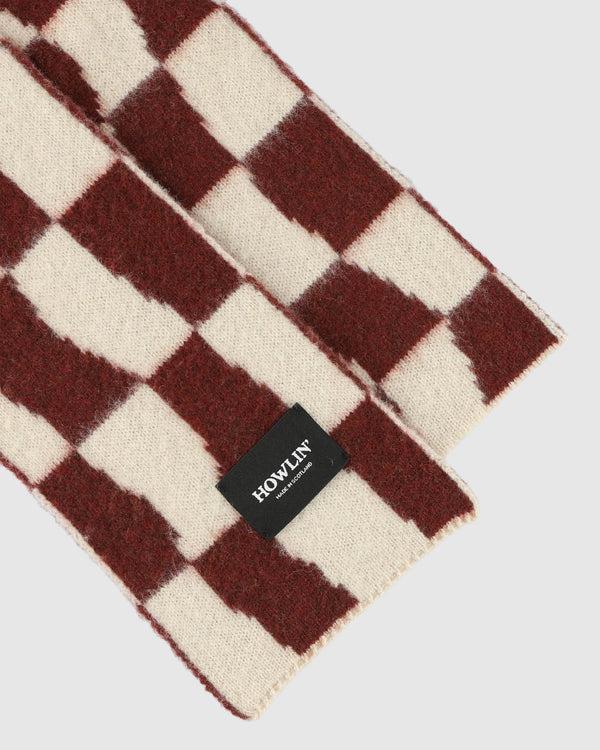 Howlin Mini Checkerboard Scarf - Rust