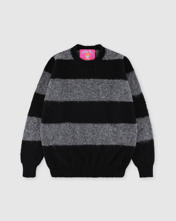howlin Shaggy Bear - Chunky Stripes - Blackish