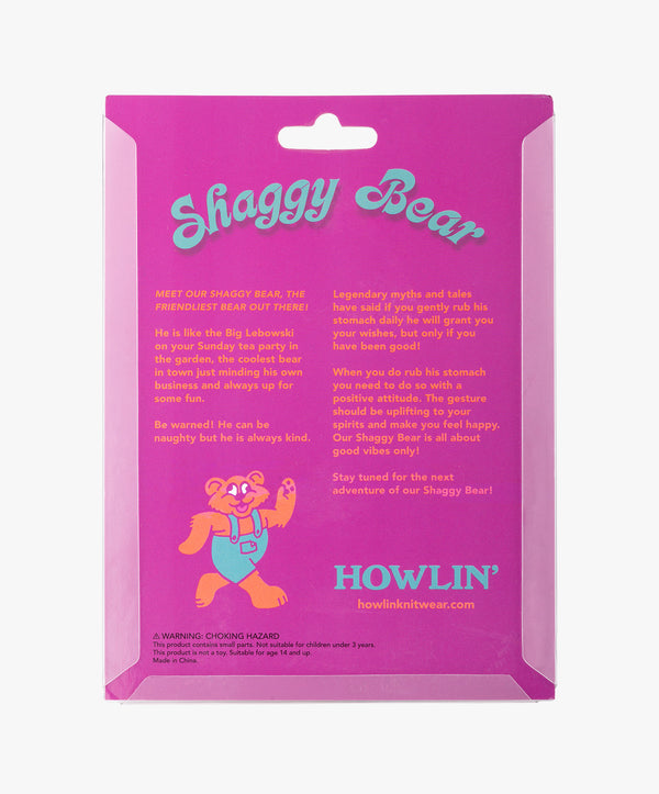 Howlin Shaggy Bear Keychain