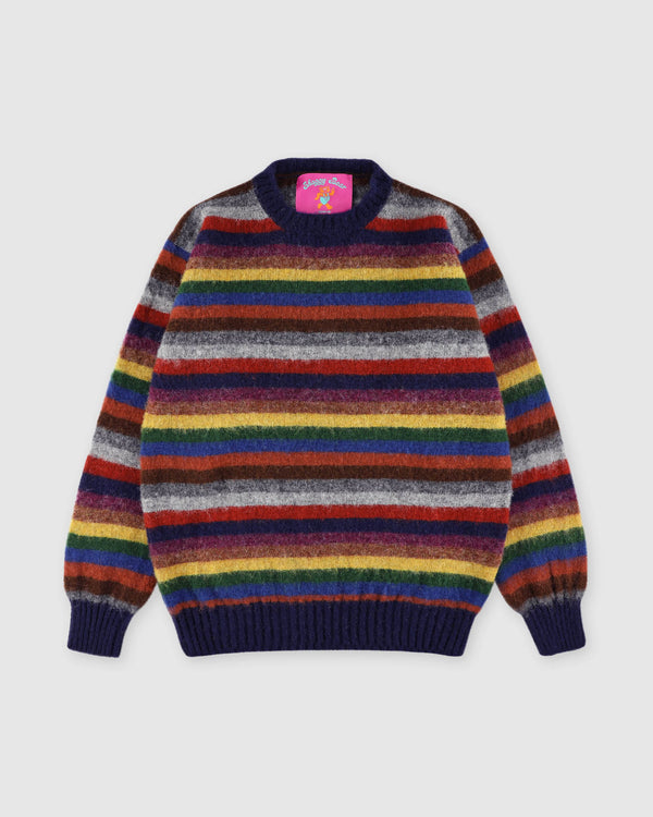 howlin Shaggy Bear - Multi Stripes - Spaced Up