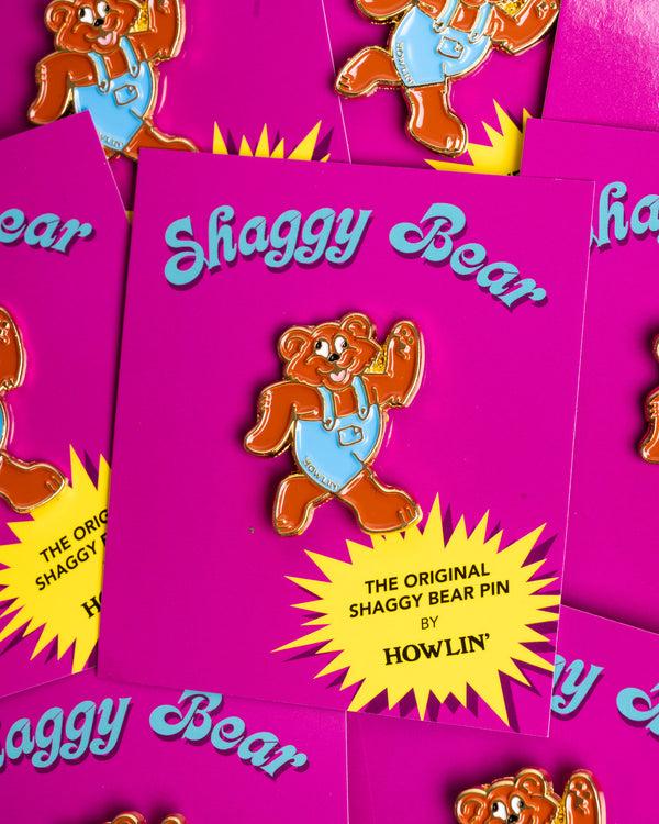 Howlin Shaggy Bear Pin *Limited Edition