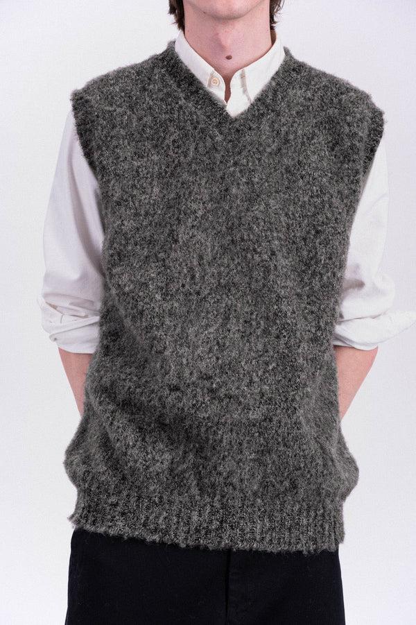 Howlin Shaggy Bear Slipover - Black Melange