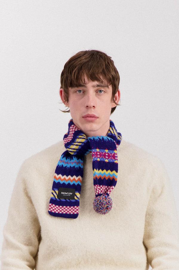 Howlin Small Woolen Wonder Scarf - Cobalt