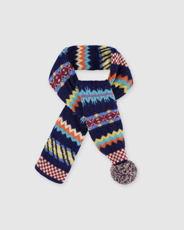 howlin Small Woolen Wonder Scarf - Cobalt