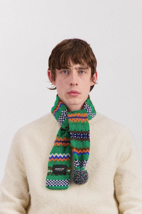 Howlin Small Woolen Wonder Scarf - Green Delight