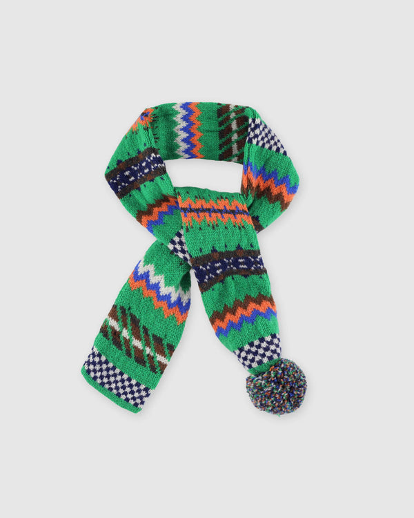 howlin Small Woolen Wonder Scarf - Green Delight