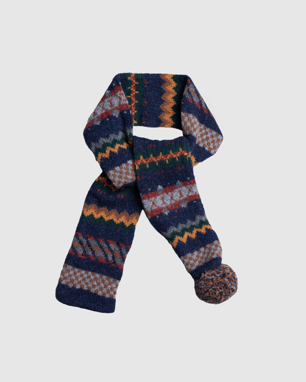 howlin Small Woolen Wonder Scarf - Navy