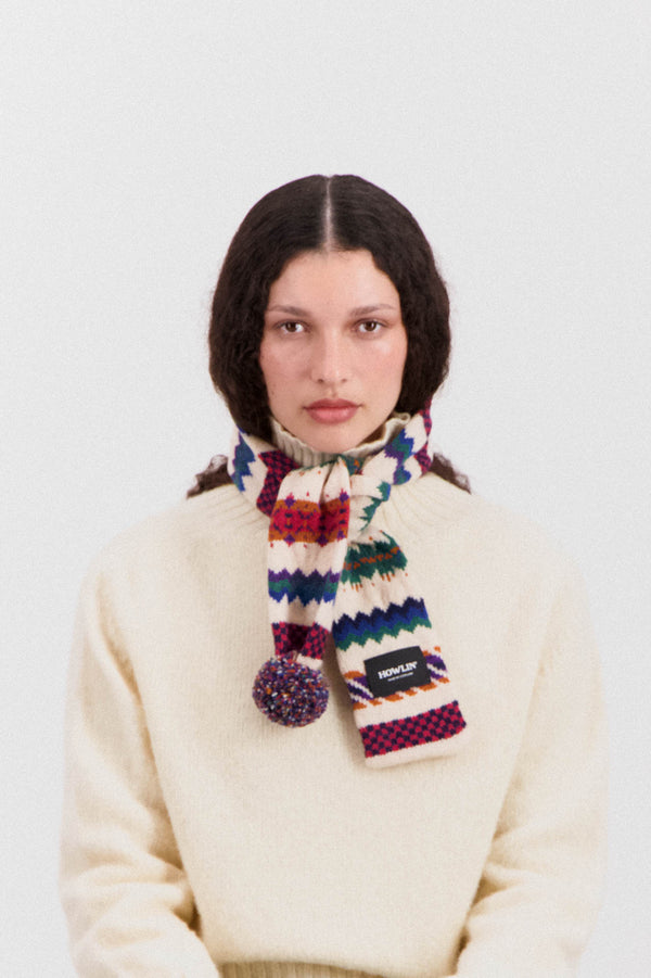 Howlin Small Woolen Wonder Scarf - Oatmilk
