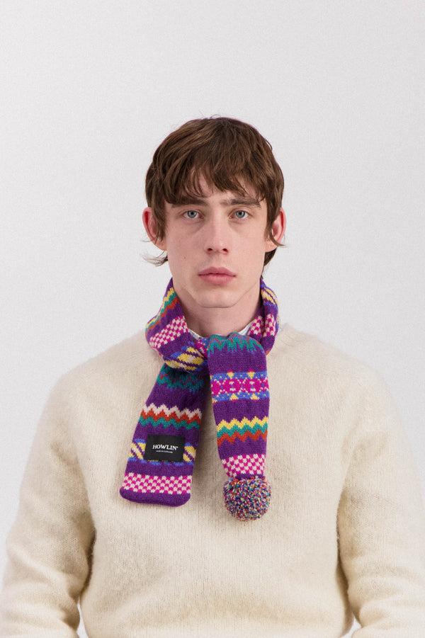 Howlin Small Woolen Wonder Scarf - Violet Dream