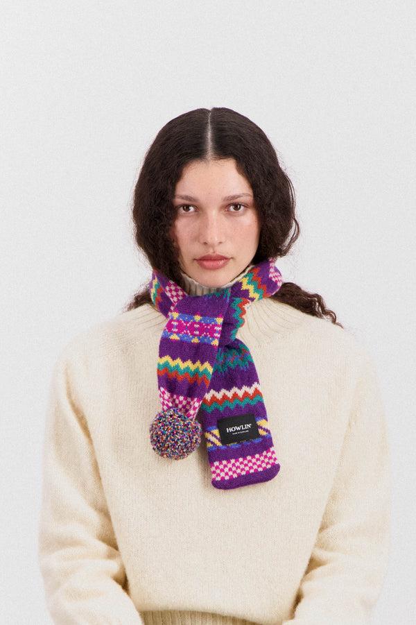 Howlin Small Woolen Wonder Scarf - Violet Dream