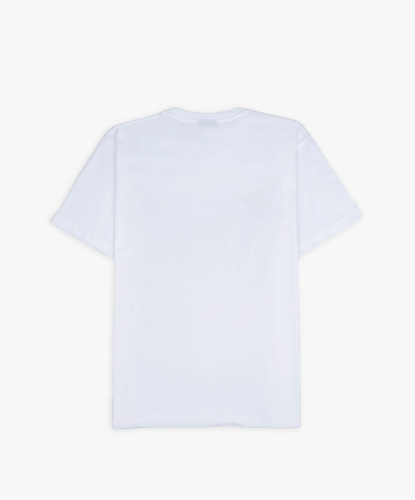 Howlin T-shirt With Purple Chest Logo - White *Ltd