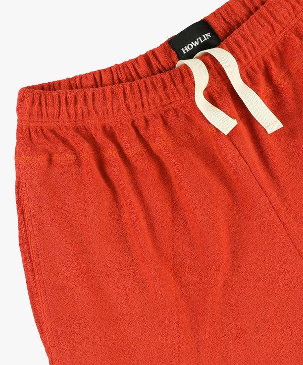 Howlin Towel Shorts - Uni - Red Fire