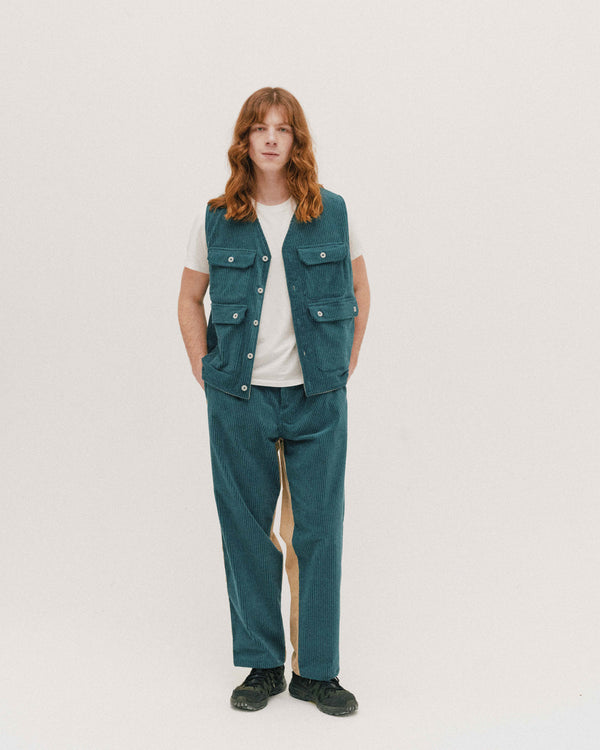 Howlin Two Bones In Space Pants - Petrol Mix