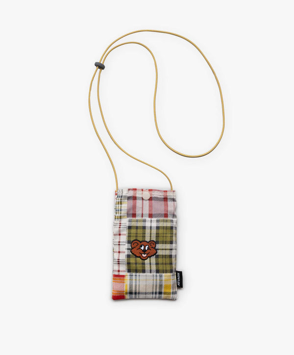 howlin Magic Pouch Bag - Shaggy Bear - Tropical Madras Mix