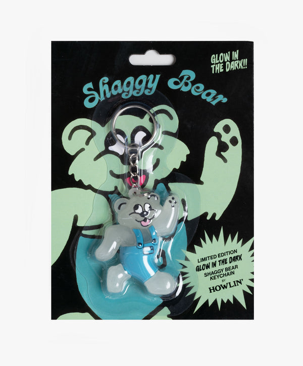 Howlin Shaggy Bear Keychain Glow In The Dark *Limited Edition*