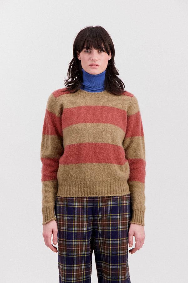 Howlin Shaggy Bear Women - Chunky Stripes - Absolute Sky (Women)