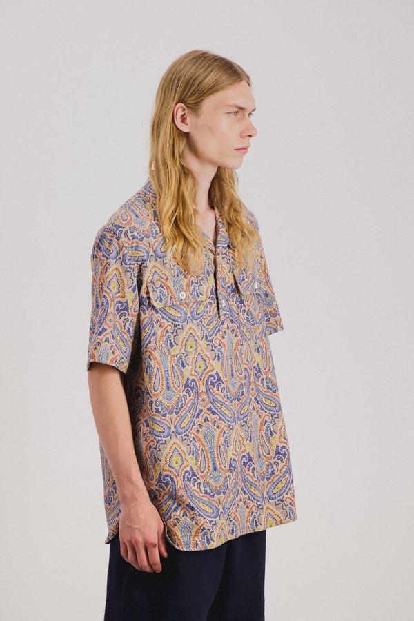 Howlin Space Operator Shirt - Paisley - Tropical Psych Paisley