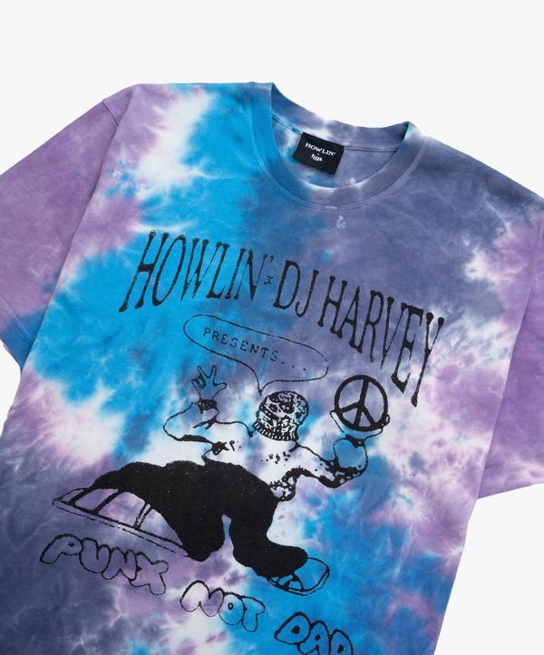 Howlin Spray Dyed T-shirt With Logo - Midnight Mix *Ltd