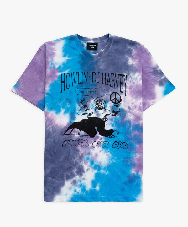 howlin Spray Dyed T-shirt With Logo - Midnight Mix *Ltd