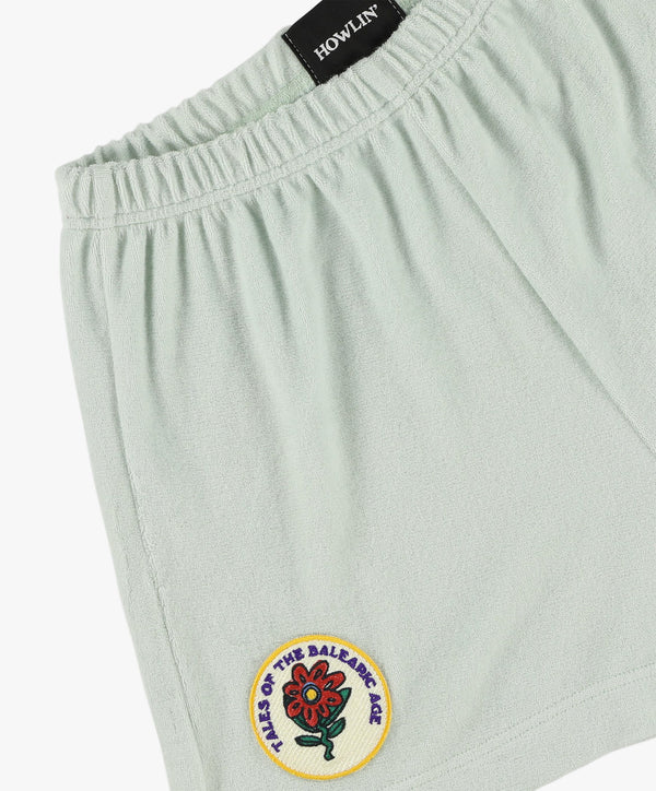 Howlin Wonder Shorts - Tales Of The Balearic Age - Sky (Women)