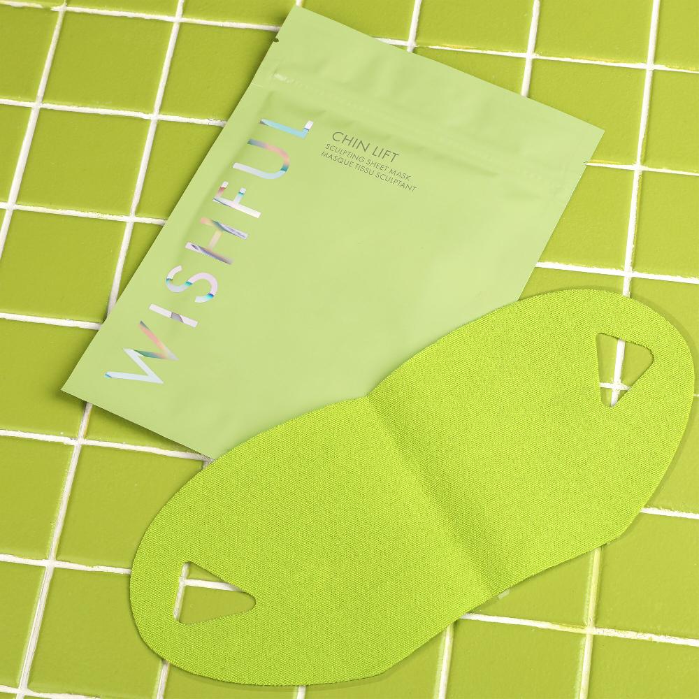 Huda Beauty Chin Lift Peptide & Niacinamide Sculpting Sheet Mask