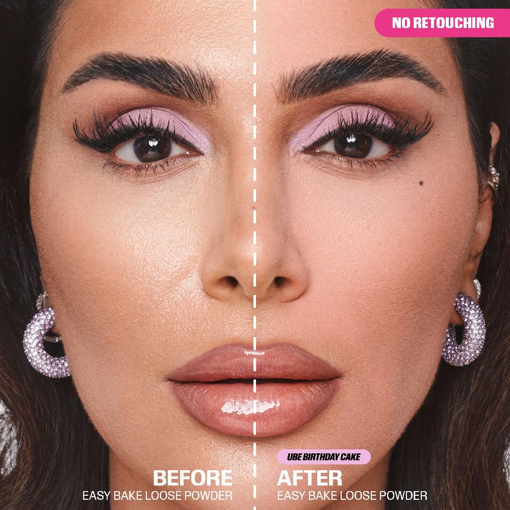 Huda Beauty Easy Bake Loose Baking & Setting Powder Ube Birthday Cake