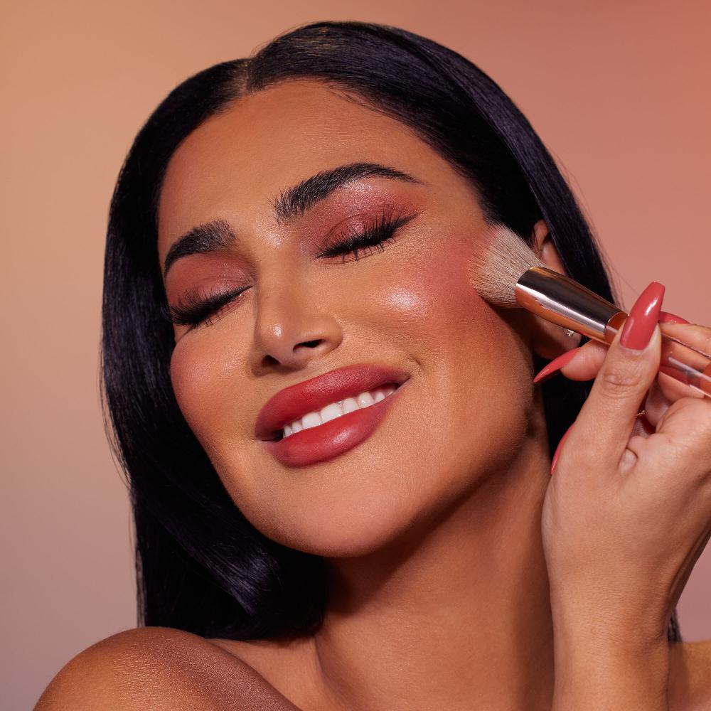 Huda Beauty Cheeky Tint Blush Stick Brush