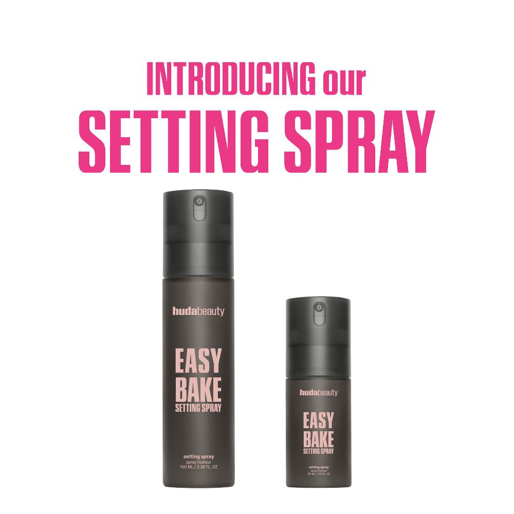 huda beauty Full Size & Mini Setting Spray Kit