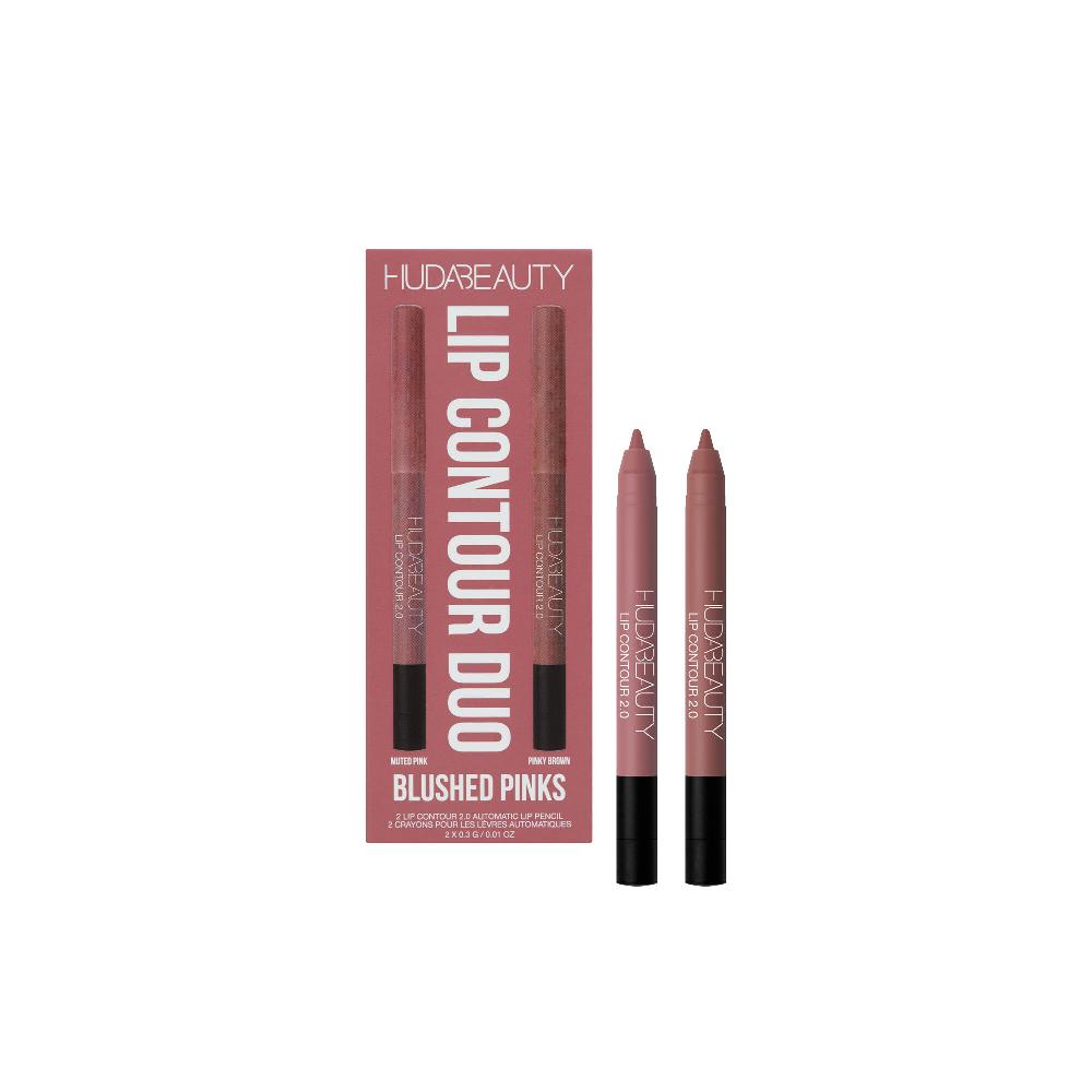 huda beauty Lip Contour Mini Duo Blushed Pinks