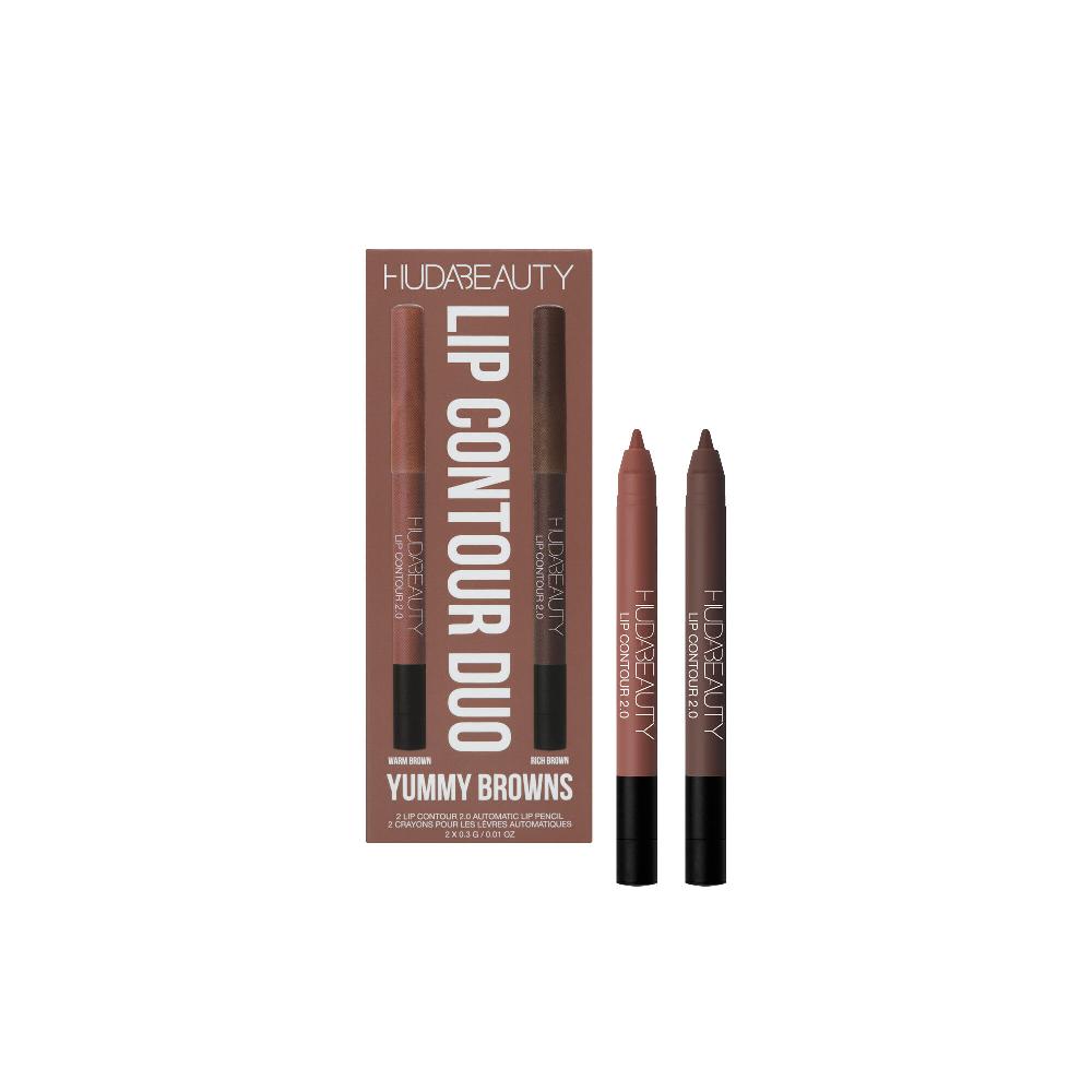 huda beauty Lip Contour Mini Duo Yummy Browns