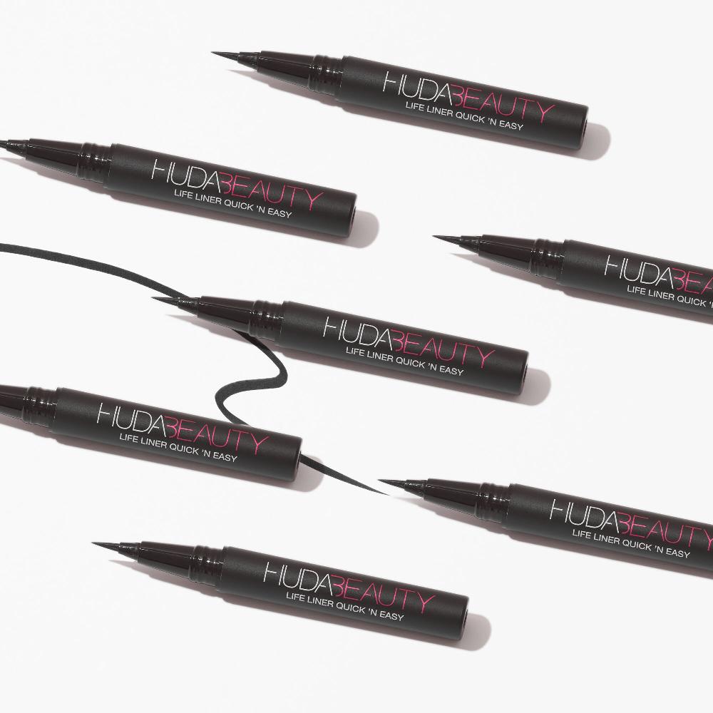 Huda Beauty Mini Life Liner Quick 'N Easy Black