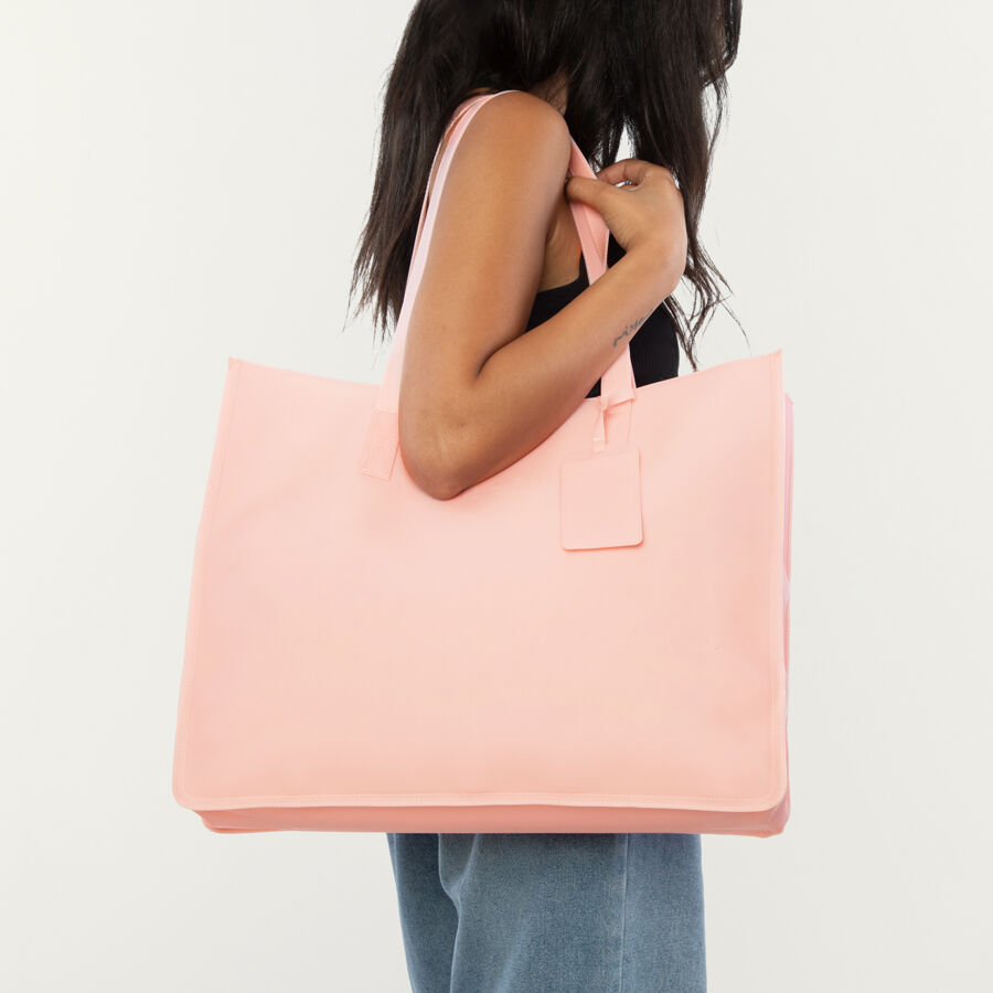 Huda Beauty WISHFUL Rose Jelly Tote Bag