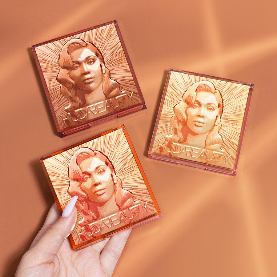 Huda Beauty Mini Glow Obsessions Highlighter Face Palette