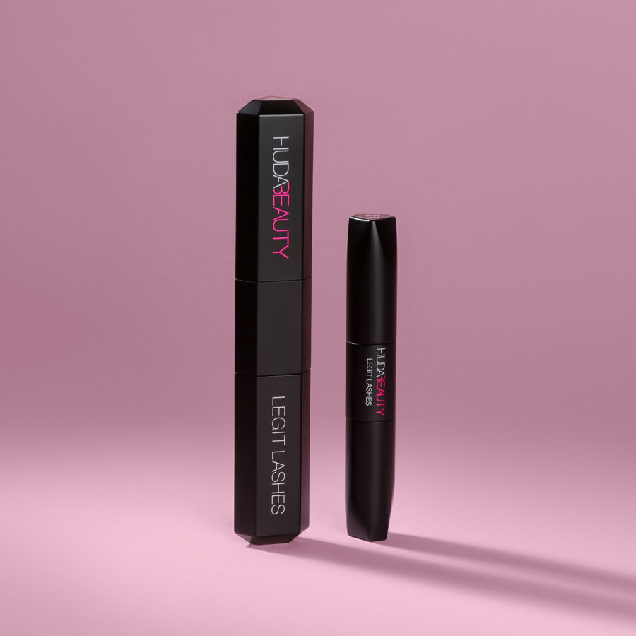 Huda Beauty Mini LEGIT LASHES Double-Ended Volumizing And Lengthening Mascara