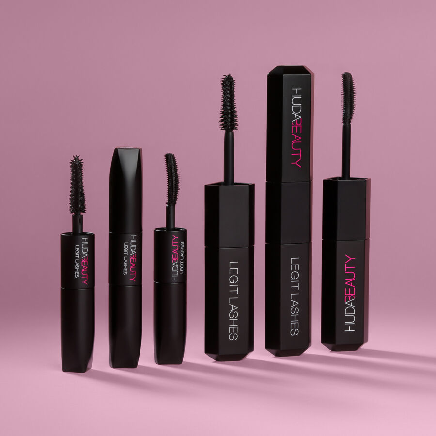 Huda Beauty Mini LEGIT LASHES Double-Ended Volumizing And Lengthening Mascara