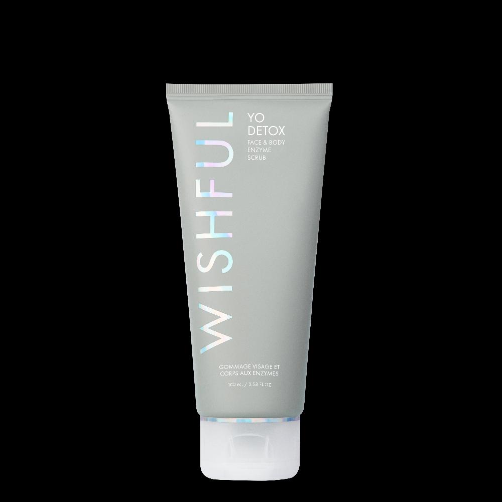 huda beauty Yo Detox Charcoal Face & Body Enzyme Scrub