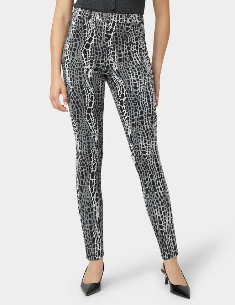 Hue Abstract Animal Denim Legging